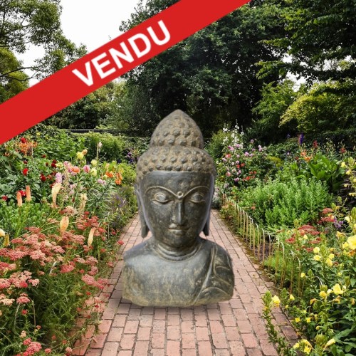 BUDDHA BUST GREENSTONE 100 CM A FRONT_500x5009